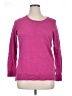 Ellen Tracy 100% Merino Extra Fine Wool Pink Wool Pullover Sweater Size 1X - photo 1