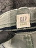 Gap Solid Green Khaki Shorts Size 18 - photo 3