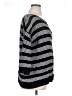 Jones New York Sport Stripes Black Pullover Sweater Size XL - photo 4