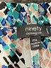 Ninety 100% Polyester Print Blue Casual Pants Size XL Petite - photo 7