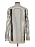 3.1 Phillip Lim 100% Polyester Stripes Gray Long Sleeve Blouse Size 4 - photo 2