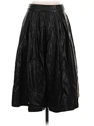 Who What Wear Faux Leather Skirt (view 2)