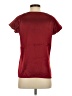 Theory Burgundy Short Sleeve Blouse Size S - photo 2
