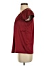 Theory Burgundy Short Sleeve Blouse Size S - photo 5