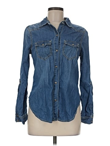 Seven7 Long Sleeve Button-Down Shirt (view 1)