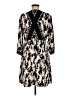 CAbi 100% Polyester Print Black Casual Dress Size M - photo 2