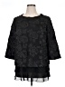 Black Label by Chico's Black 3/4 Sleeve Blouse Size XL (3) - photo 1