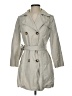 Gap 100% Cotton Gray Trenchcoat Size XS - photo 1