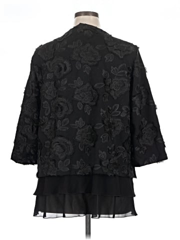 Black Label by Chico's 3/4 Sleeve Blouse (view 2)