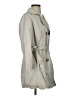 Gap 100% Cotton Gray Trenchcoat Size XS - photo 4