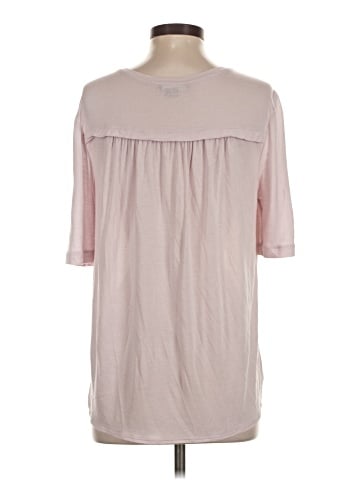 Vince. 3/4 Sleeve Silk Top (view 2)