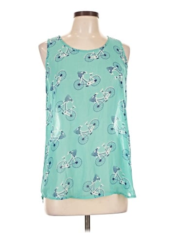 Pink Owl Sleeveless Blouse (view 1)
