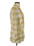Rag & Bone 100% Cotton Plaid Yellow Blazer Size 0 - photo 4