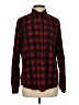 L.L.Bean Plaid Burgundy Long Sleeve Button-Down Shirt Size S (tall) - photo 1