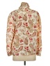 Devon Paisley Ivory Tan Long Sleeve Blouse Size S (estimated) - photo 2