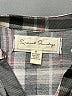 French Laundry 100% Polyester Plaid Gray 3/4 Sleeve Blouse Size M - photo 7