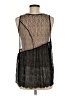 Mystree 100% Polyester Black Sleeveless Blouse Size M - photo 2