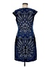 Alfani Graphic Blue Cocktail Dress Size 8 - photo 2
