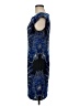Alfani Graphic Blue Cocktail Dress Size 8 - photo 5