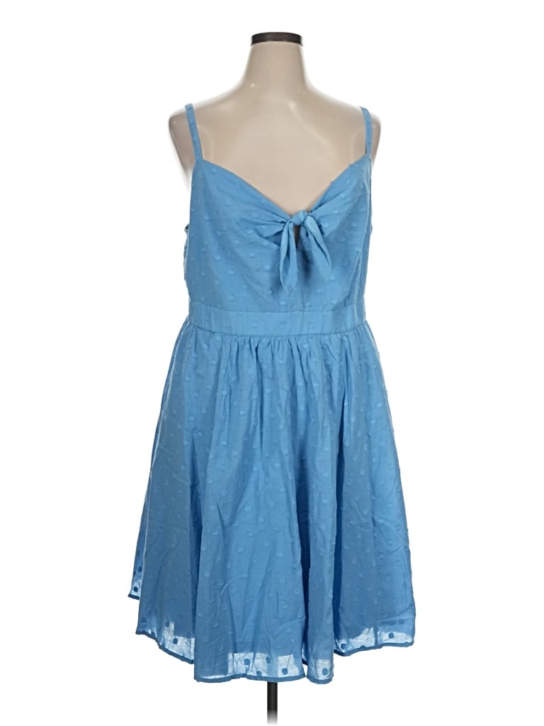 Pre-owned Torrid Casual Dress In Blue