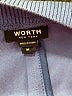 Worth New York Blue Track Jacket Size M - photo 6