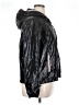 Ashley by 26 International 100% Polyester Metallic Black Windbreaker Size XL - photo 4