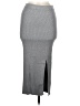 Zara Solid Gray Casual Skirt Size M - photo 1