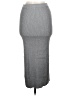 Zara Solid Gray Casual Skirt Size M - photo 2