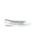 Prada Metallic Silver Leather Flats Size EU 40 - photo 1