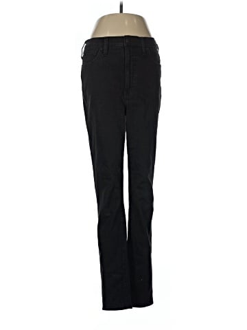 Madewell Tall 10" High-Rise Skinny Jeans in Black Frost (view 1)