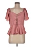 ASOS Pink Short Sleeve Blouse Size 6 - photo 1