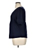 Como Vintage Blue Short Sleeve Blouse Size XL - photo 5
