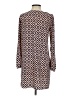 Brigitte Bailey 100% Polyester Argyle Brown Casual Dress Size S - photo 2