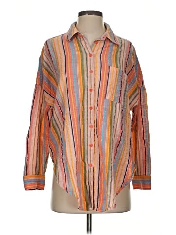 Pilcro Long Sleeve Button-Down Shirt (view 1)