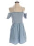 Love Tree 100% Cotton Checkered-gingham Blue Romper Size L - photo 1