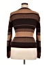 Carolyn Taylor Stripes Brown Pullover Sweater Size XL - photo 2