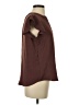 Adrianna Papell 100% Polyester Brown Short Sleeve Blouse Size XS - photo 4