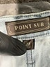 Point Sur Chevron-herringbone Blue Jeans Size 32 waist - photo 7