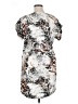 Relativity Print Gray Casual Dress Size XL (petite) - photo 2