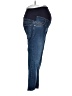 Isabella Oliver Solid Blue Jeans Size 8 Maternity (3) - photo 4