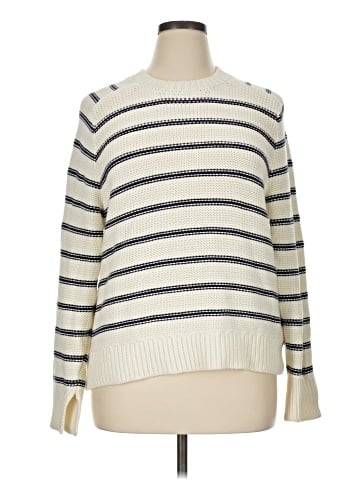 Madewell Cotton Crewneck Sweater (view 1)