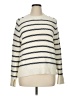 Madewell 100% Cotton Stripes Ivory Pullover Sweater Size XL - photo 1