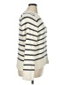 Madewell 100% Cotton Stripes Ivory Pullover Sweater Size XL - photo 4