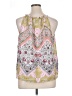 Ann Taylor LOFT 100% Polyester Pink Sleeveless Blouse Size XL - photo 2