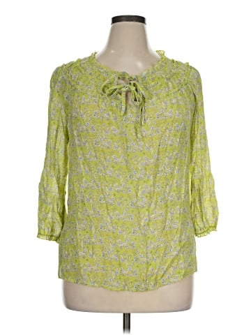 Unique Spectrum 3/4 Sleeve Blouse (view 1)