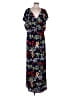 Swak Floral Blue Casual Dress Size L (estimated) - photo 1