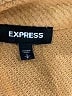 Express 100% Polyester Tan Coat Size S - photo 6