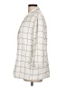 Forever 21 100% Polyester Checkered-gingham Ivory Coat Size L - photo 5