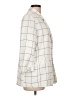 Forever 21 100% Polyester Checkered-gingham Ivory Coat Size L - photo 4