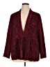 Chico's 100% Polyester Burgundy Blazer Size XL (3) - photo 1